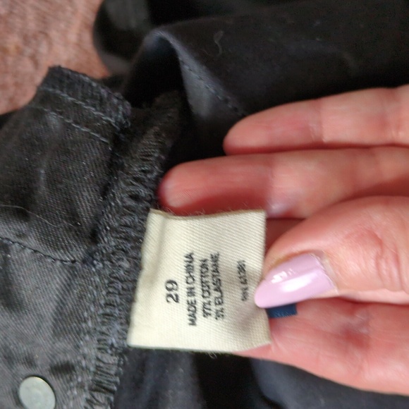 Polo Ralph Lauren Coated Denim SubtlePaint splatter caoated tompkins skinny crop - Picture 6 of 6